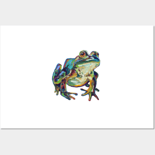 Bullfrog art by Robert Phelps Posters and Art